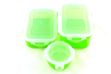 C3 Lock & Lock - Lock&Lock - 3 fach Dosenset klein - 100ml, 360ml, 600ml farbig