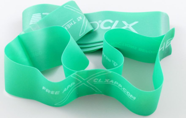 CLX latexfrei Thera-Band Theraband Übungsband Fitnessband für Allergiker 7 Farben