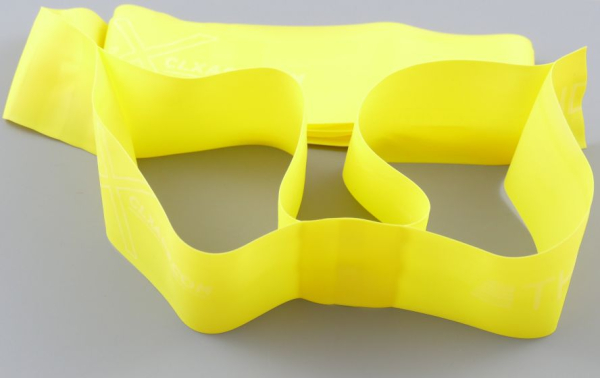 CLX latexfrei Thera-Band Theraband Übungsband Fitnessband für Allergiker 7 Farben