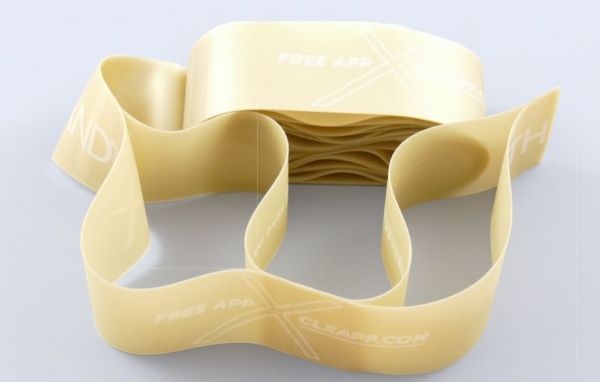CLX latexfrei Thera-Band Theraband Übungsband Fitnessband für Allergiker 7 Farben