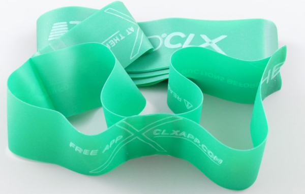 CLX latexfrei Thera-Band Theraband Übungsband Fitnessband für Allergiker 7 Farben